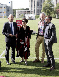 Bundesrat Alain Berset, Josiane Aubert, Kurt Zubler, Adrian Gerber