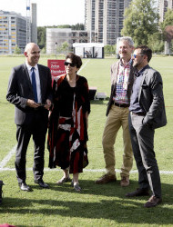 Bundesrat Alain Berset, Josiane Aubert, Kurt Zubler, Adrian Gerber